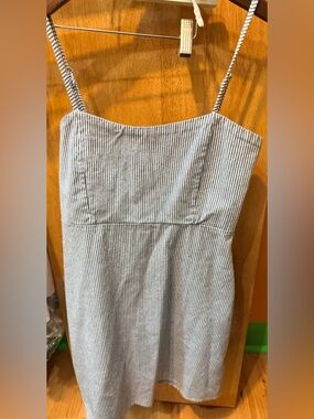 Brandy Melville Striped linen dress